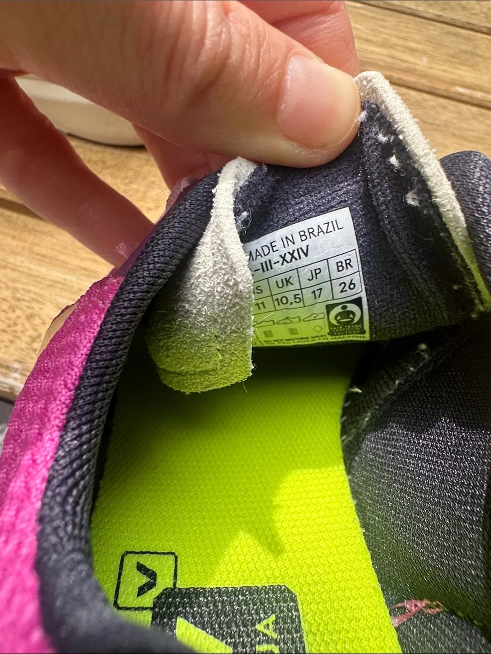 Veja Kids Pink and Purple Sneakers with Cream V Logo Girls 11